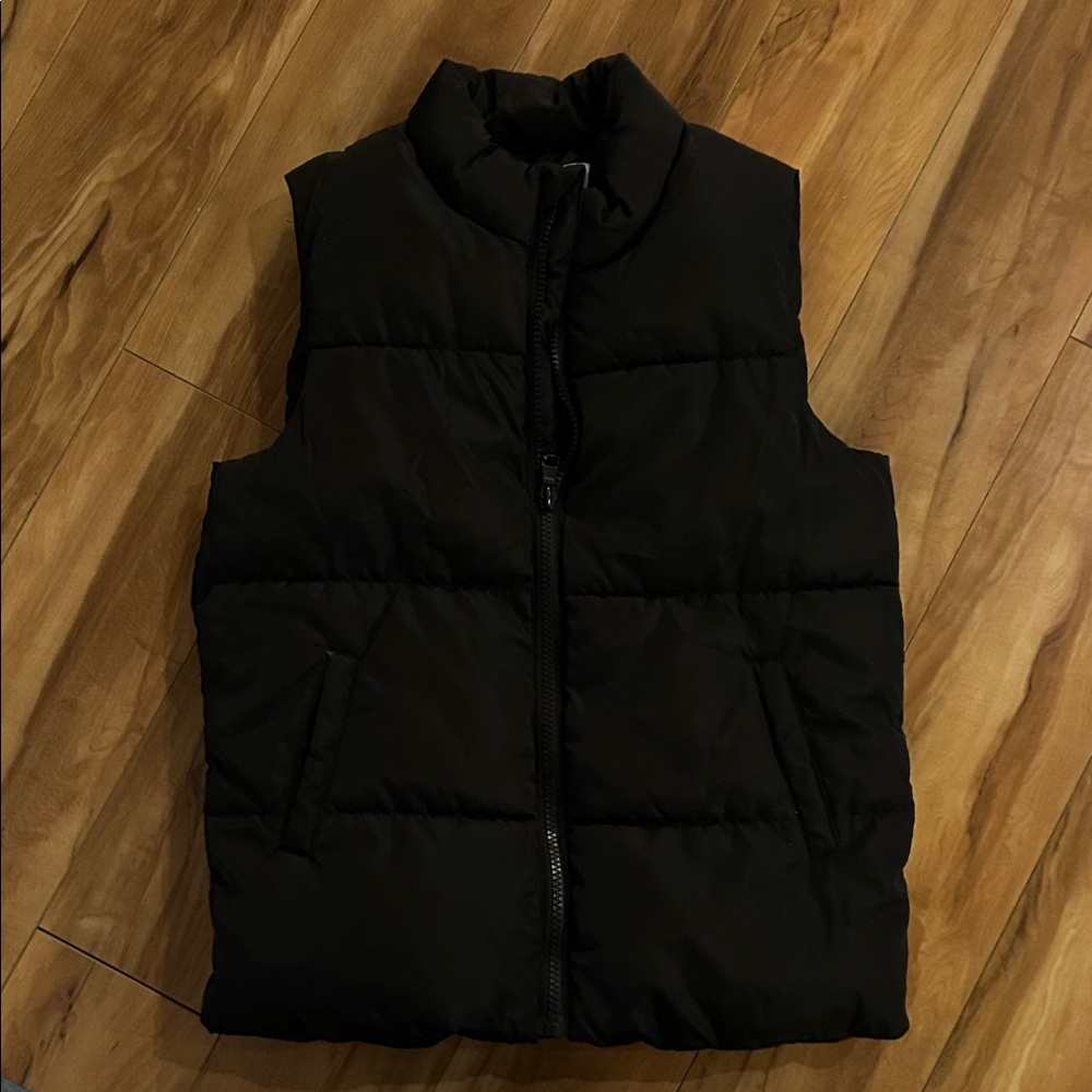 Ci Sono Kids Black Quilted Vest
